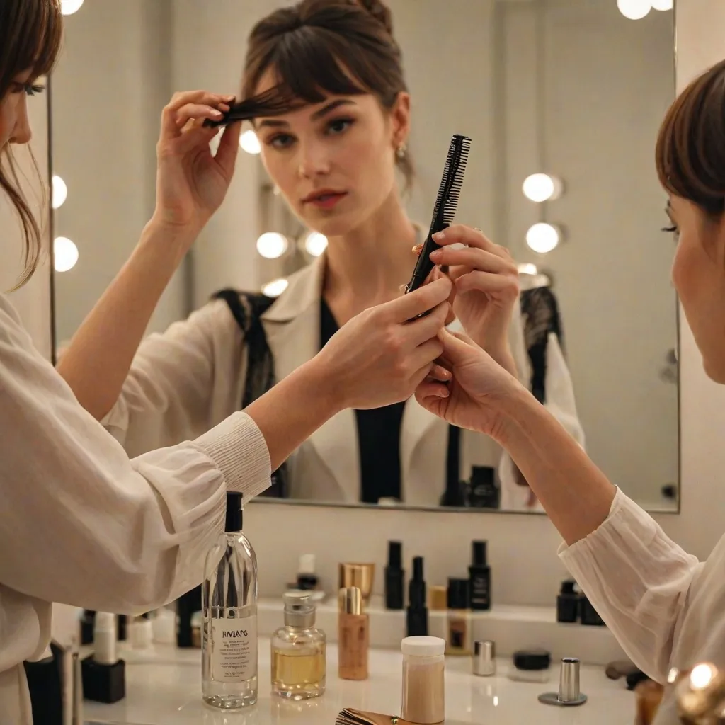 Jak układać grzywkę na boki: Proste triki