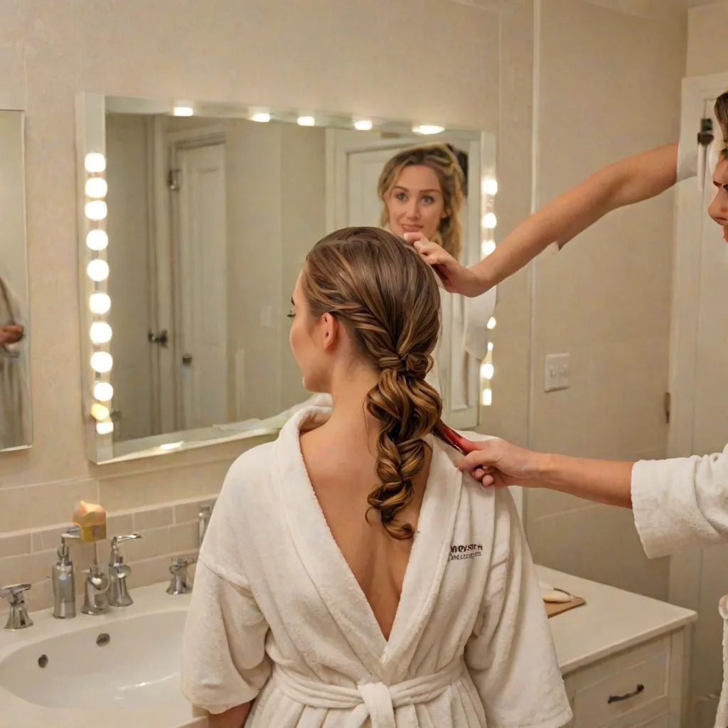 Jak zakręcić włosy na pasek od szlafroka: Prosta metoda