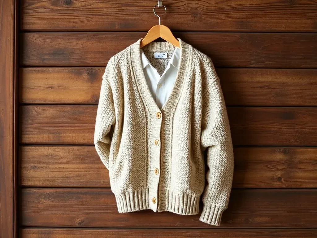 Stylizacje z klasycznym swetrem typu cardigan