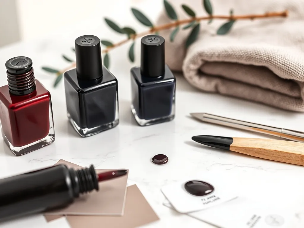 Ciemne paznokcie: stylizacje, kolory i pielęgnacja