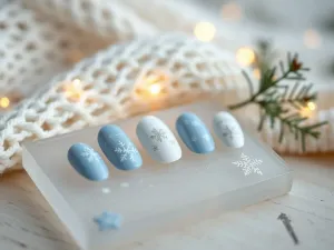 Paznokcie ze śnieżynkami: zimowe inspiracje i pomysły