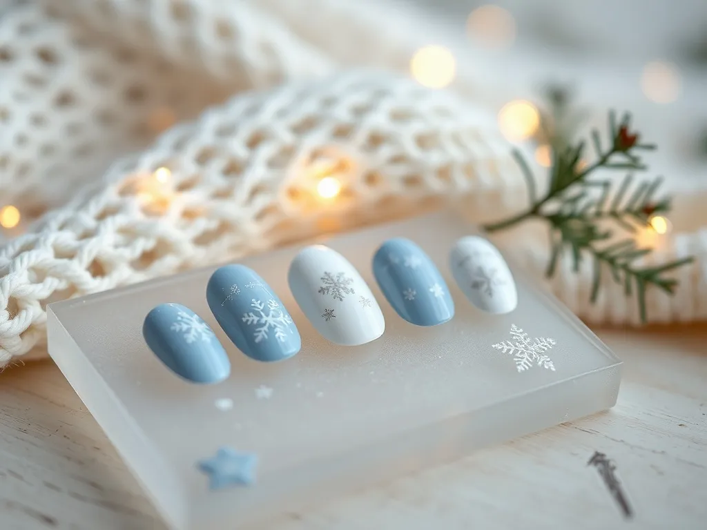 Paznokcie ze śnieżynkami: zimowe inspiracje i pomysły