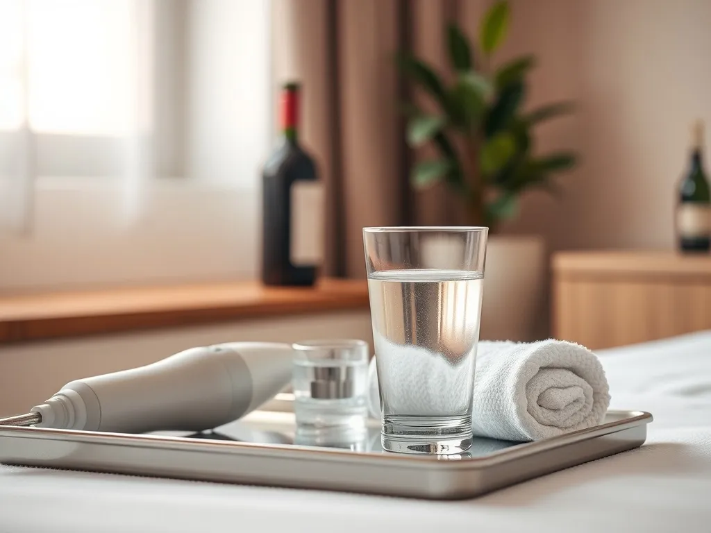 Depilacja laserowa a alkohol: co można pić przed zabiegiem?