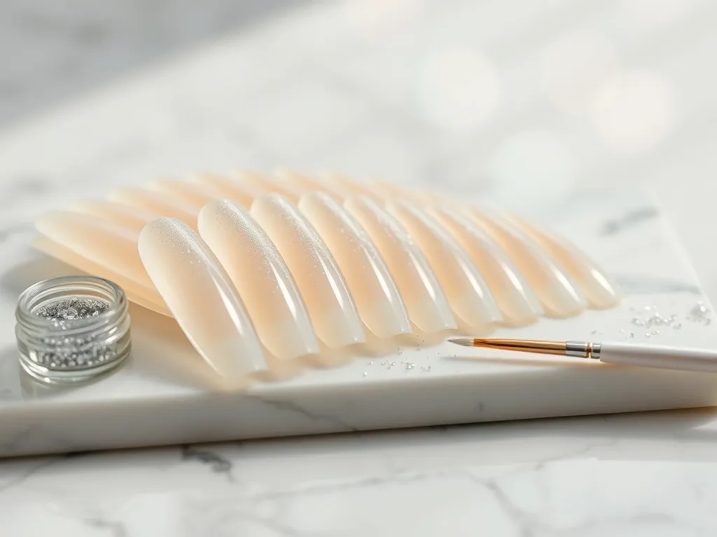 Jasne paznokcie z brokatem – inspiracje i porady