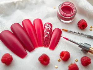 Malinowe paznokcie inspiracje: pomysły na modne zdobienia