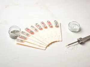 Paznokcie z cyrkoniami i brokatem – inspiracje i porady