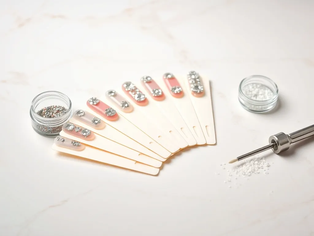 Paznokcie z cyrkoniami i brokatem – inspiracje i porady
