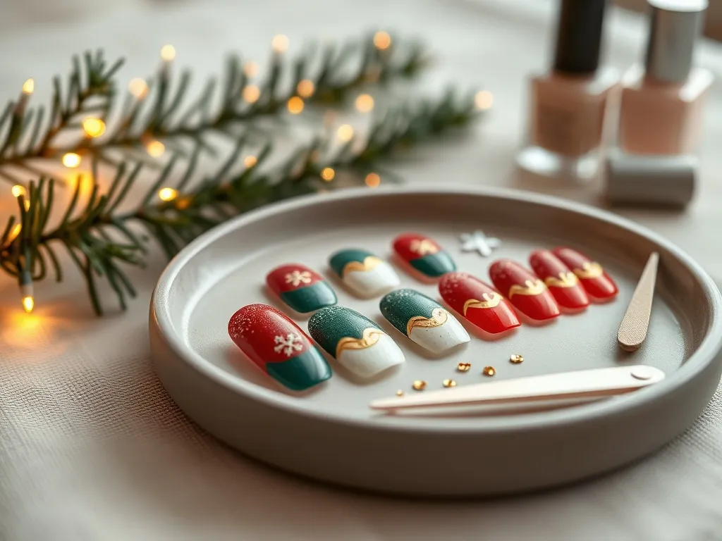 Świąteczny french manicure – pomysły i inspiracje