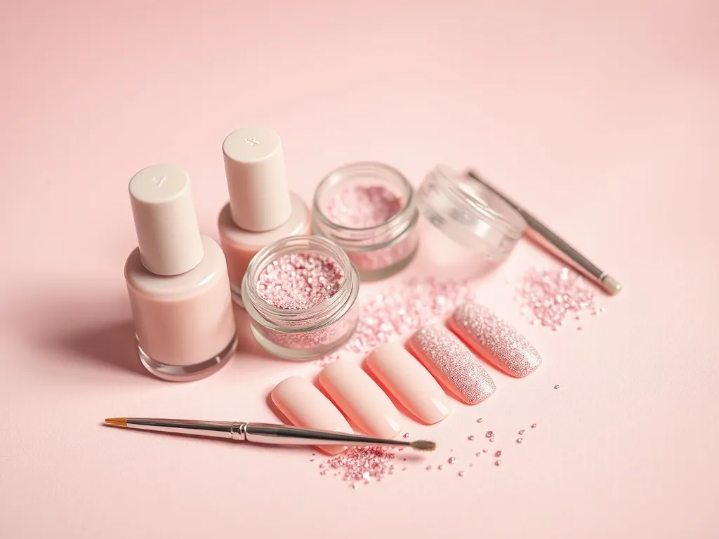 Paznokcie różowe z brokatem: inspiracje i porady