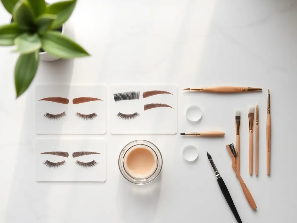 Laminacja brwi zdjęcia: inspiracje i efekty